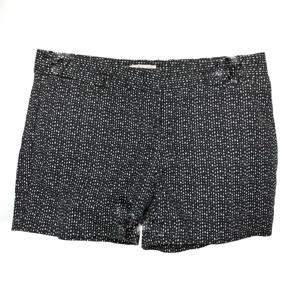 Lila Rose Pants - Lila Rosa Black & White High Waisted Printed Short